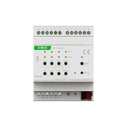 GVS KNX Heating Actuator with Traic 6-fold