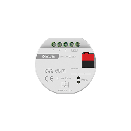 GVS KNX Multi-function Actuator Mini 3-Fold 6A