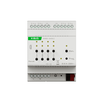 GVS KNX Shutter Actuator 4-fold