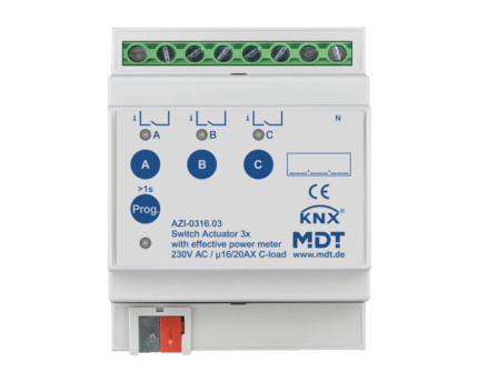 MDT KNX Switch Actuator with Power Measurement