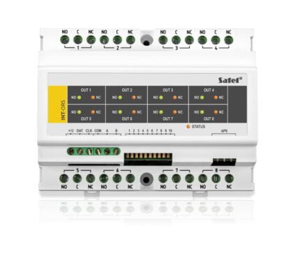 Satel DIN Rail Output Expansion Module